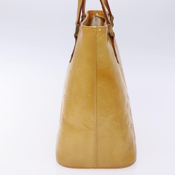 LOUIS VUITTON Monogram Vernis Houston Hand Bag Beige M91004 - Picture 5 of 13